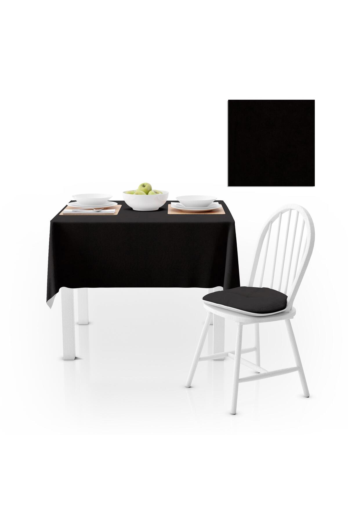 Acı Kahve  Düz Renk Petek Dokuma Masa Örtüsü 140x220