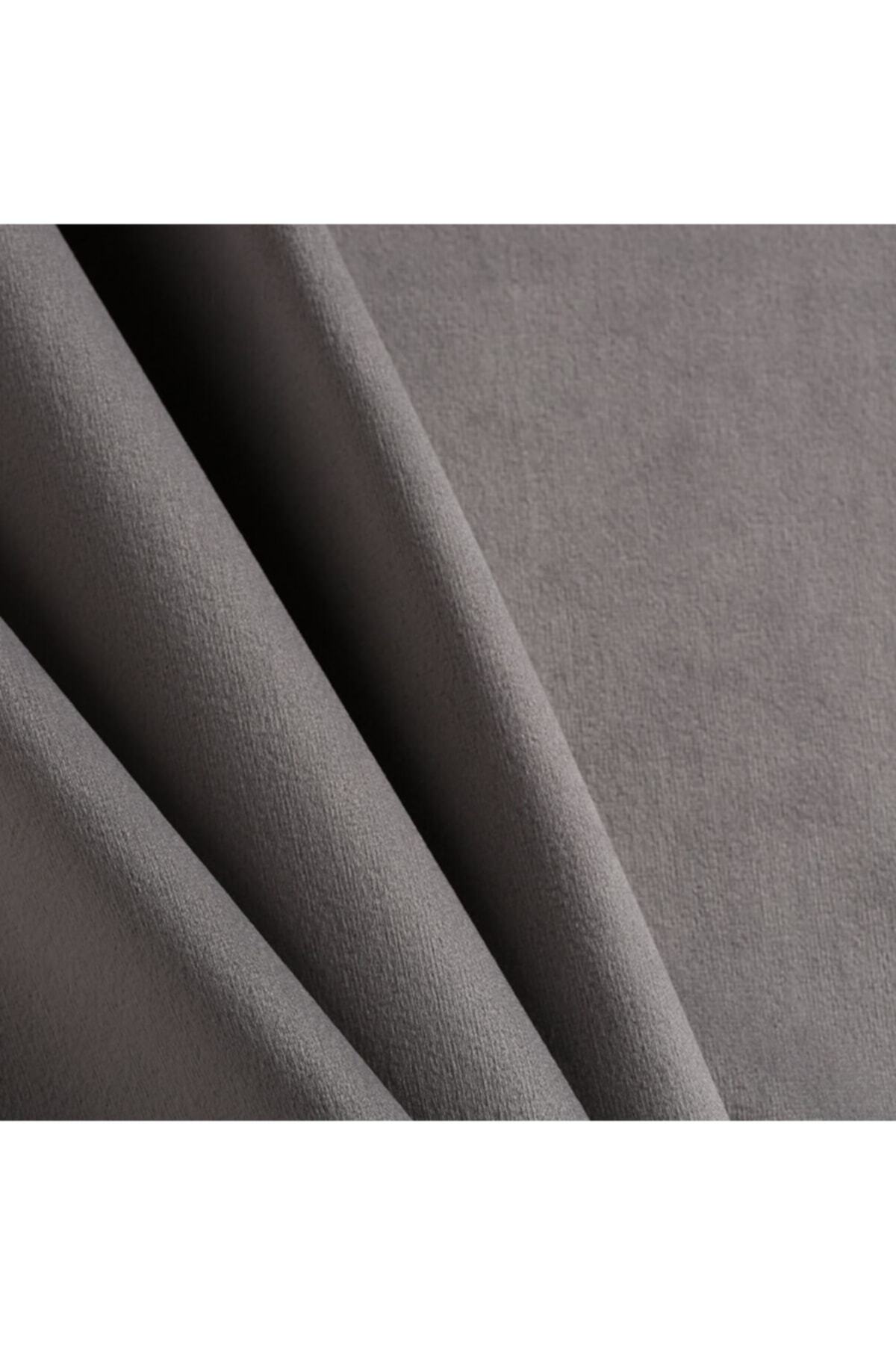 Açık Gri Baby Face Yerli Örme Kadife Döşemelik Kumaş