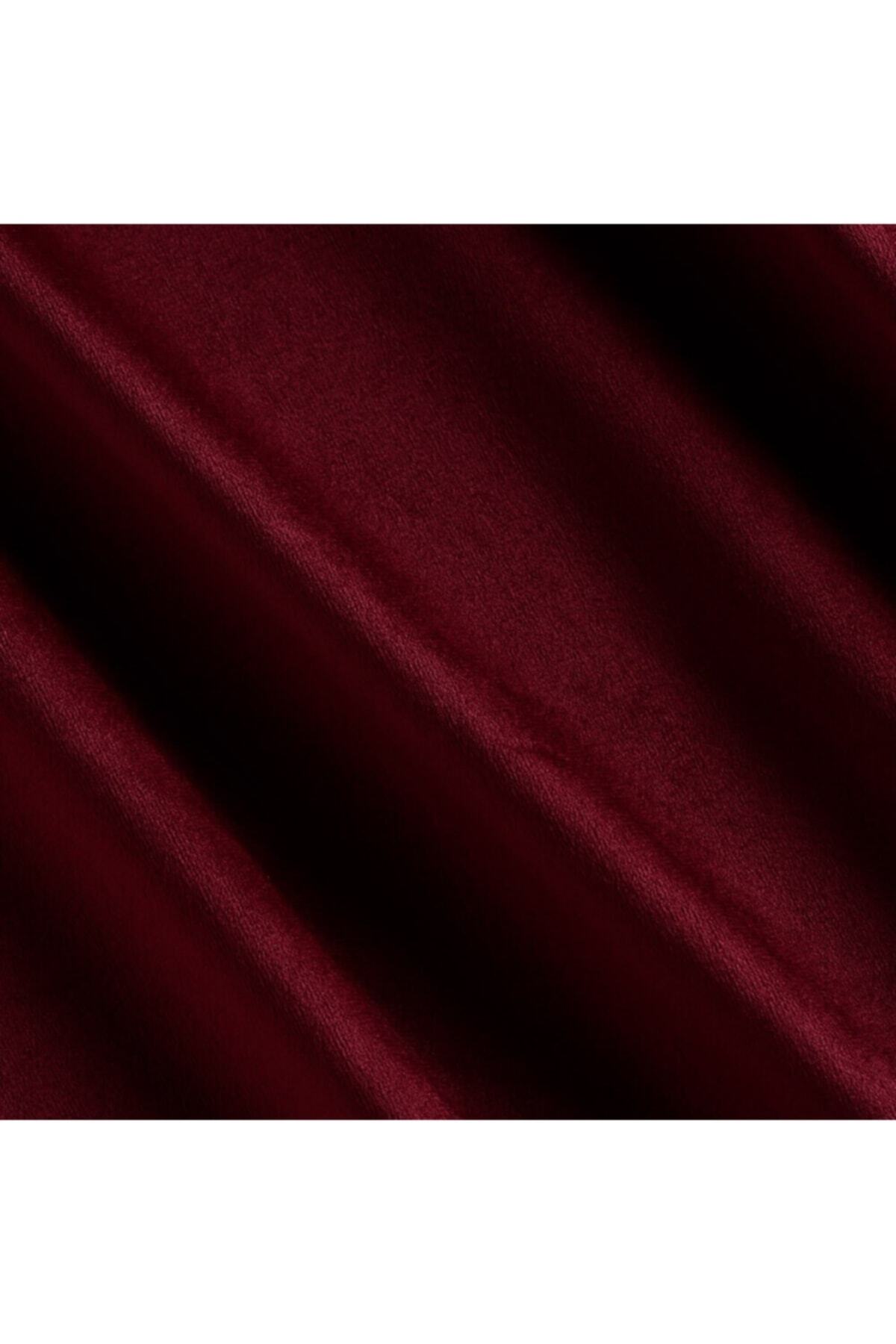 Bordo Baby Face Yerli Örme Kadife Döşemelik Kumaş