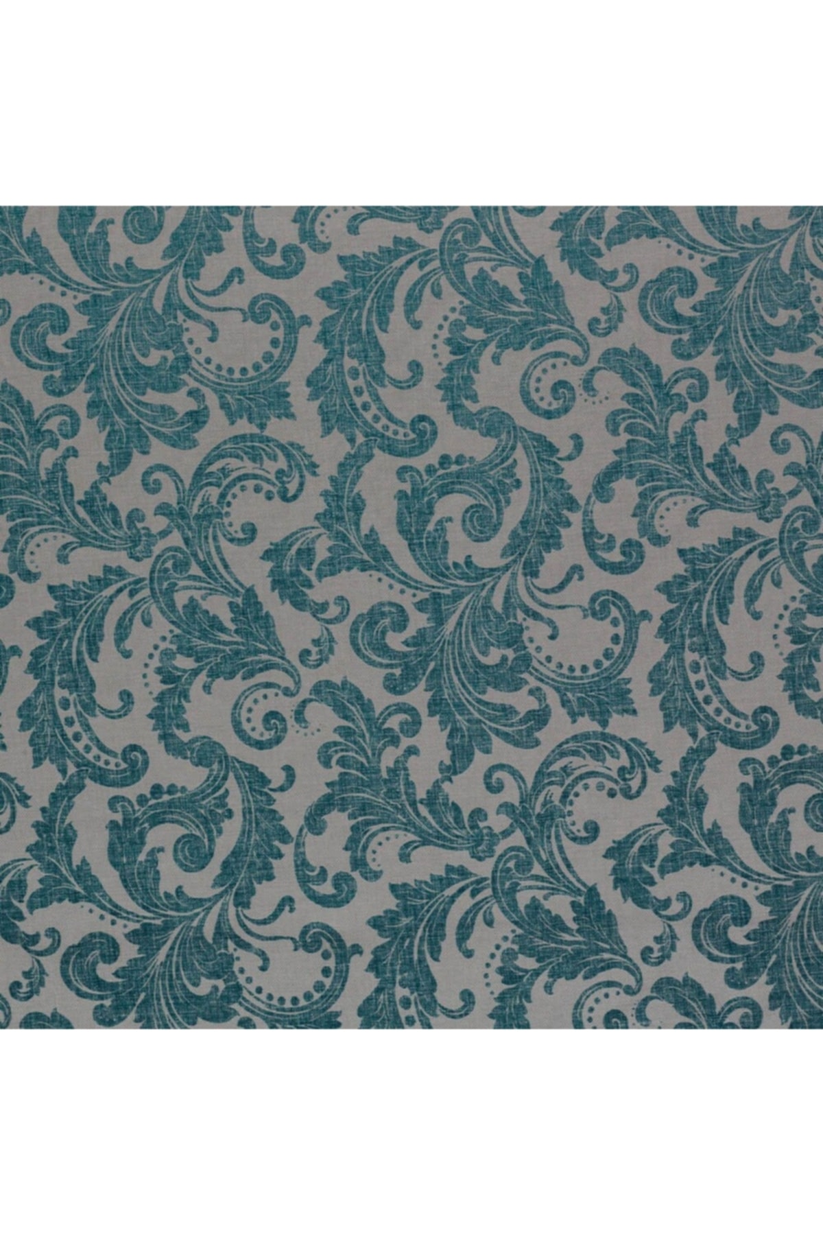 Eskitme Kot Baskılı Yeşil Desenli Dijitalbaskılı Kumaş