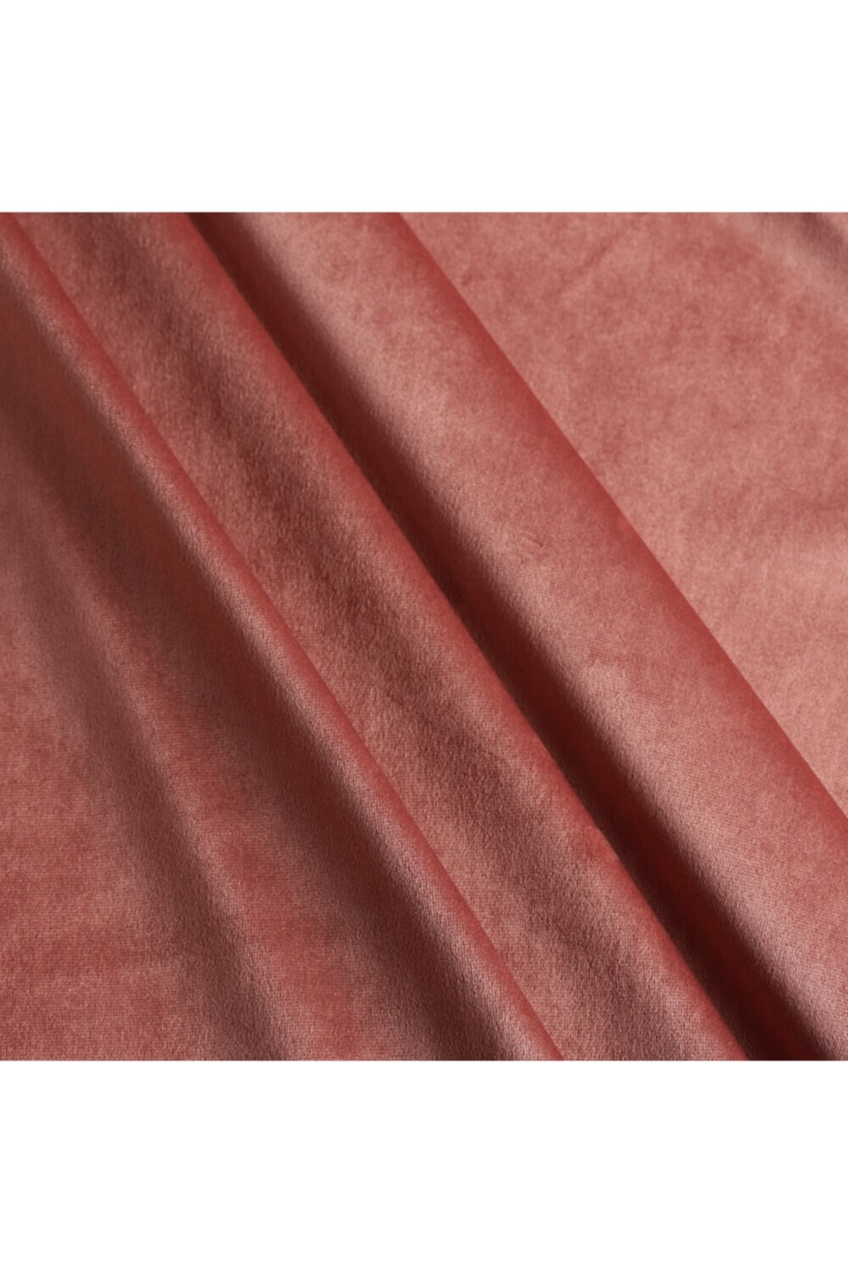 Gül Renk Babyface Ithal Örme Kadife Döşemelik Kumaş