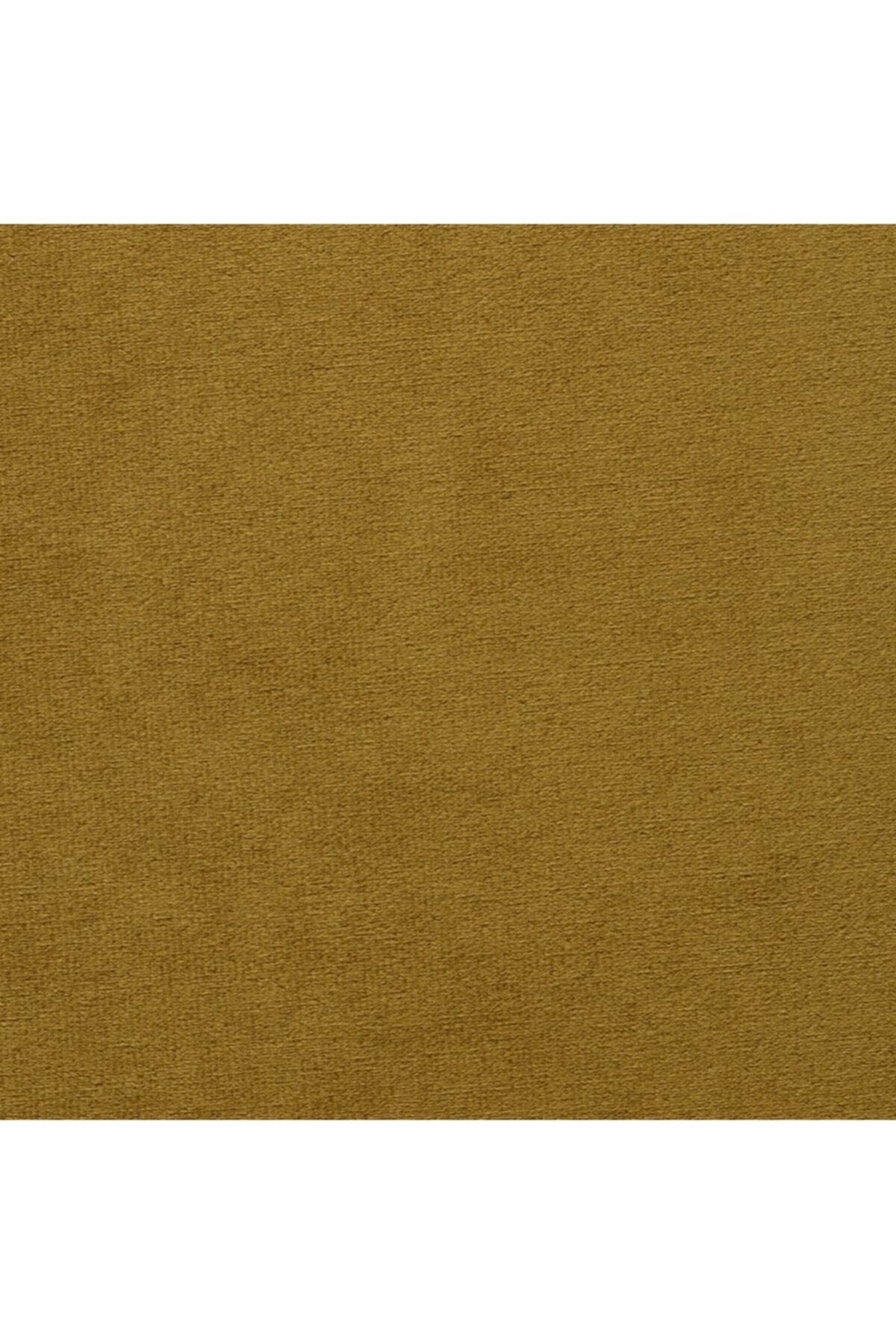 Hardal Baby Face Yerli Örme Kadife Döşemelik Kumaş