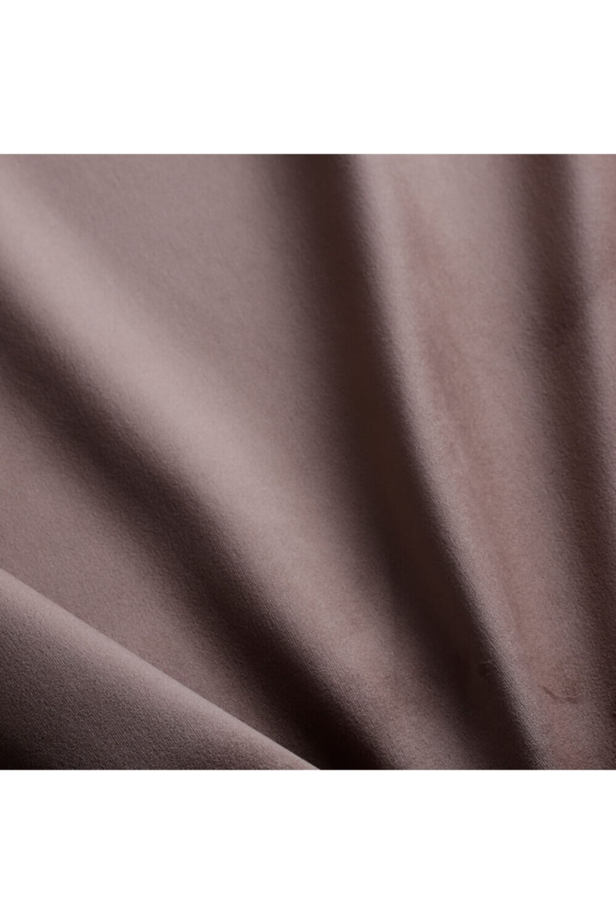 Kahve Renk Babyface Ithal Örme Kadife Döşemelik Kumaş