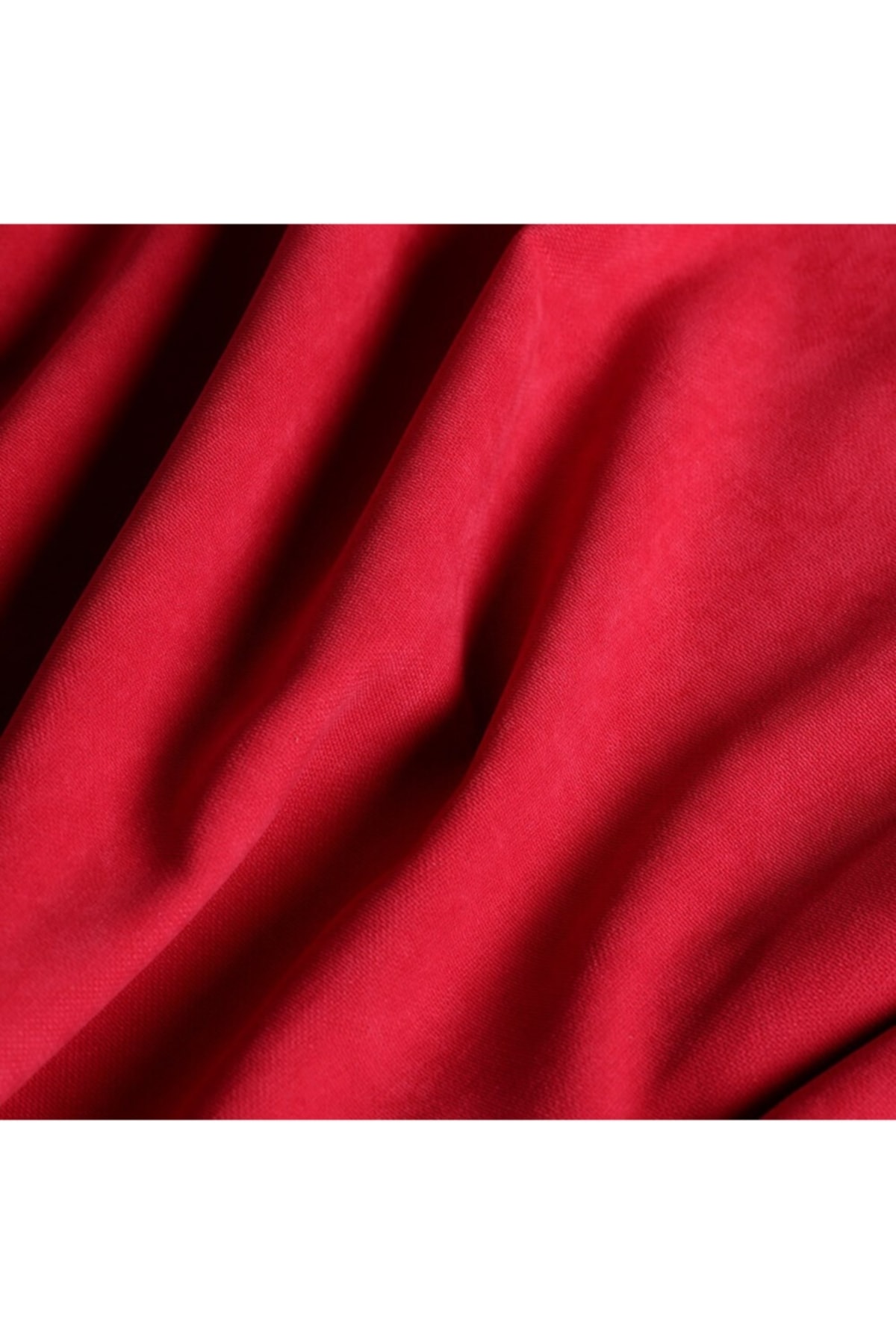 Kırmızı Çok Amaçlı Dokuma Petek Döşemelik Düz Kumaş