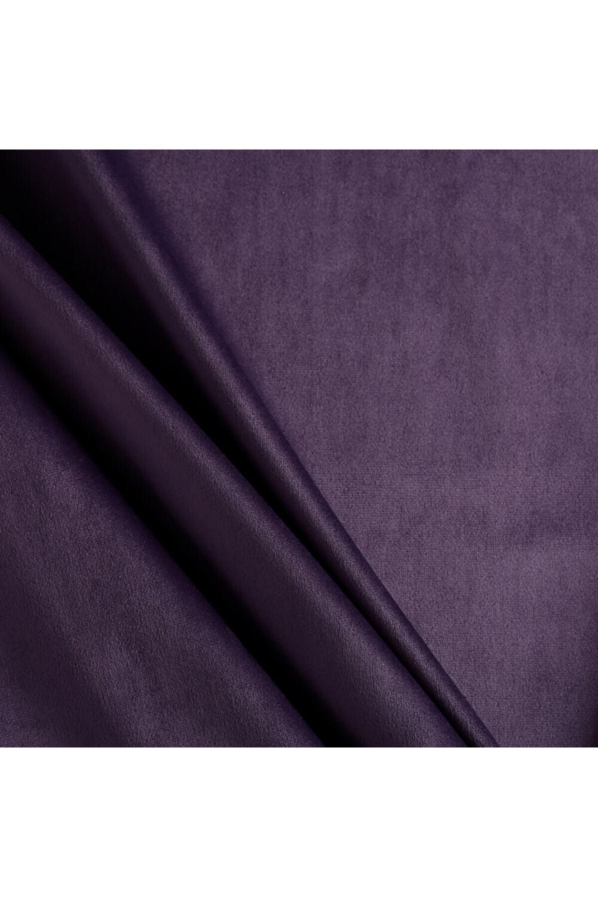 Mor Baby Face Yerli Örme Kadife Döşemelik Kumaş