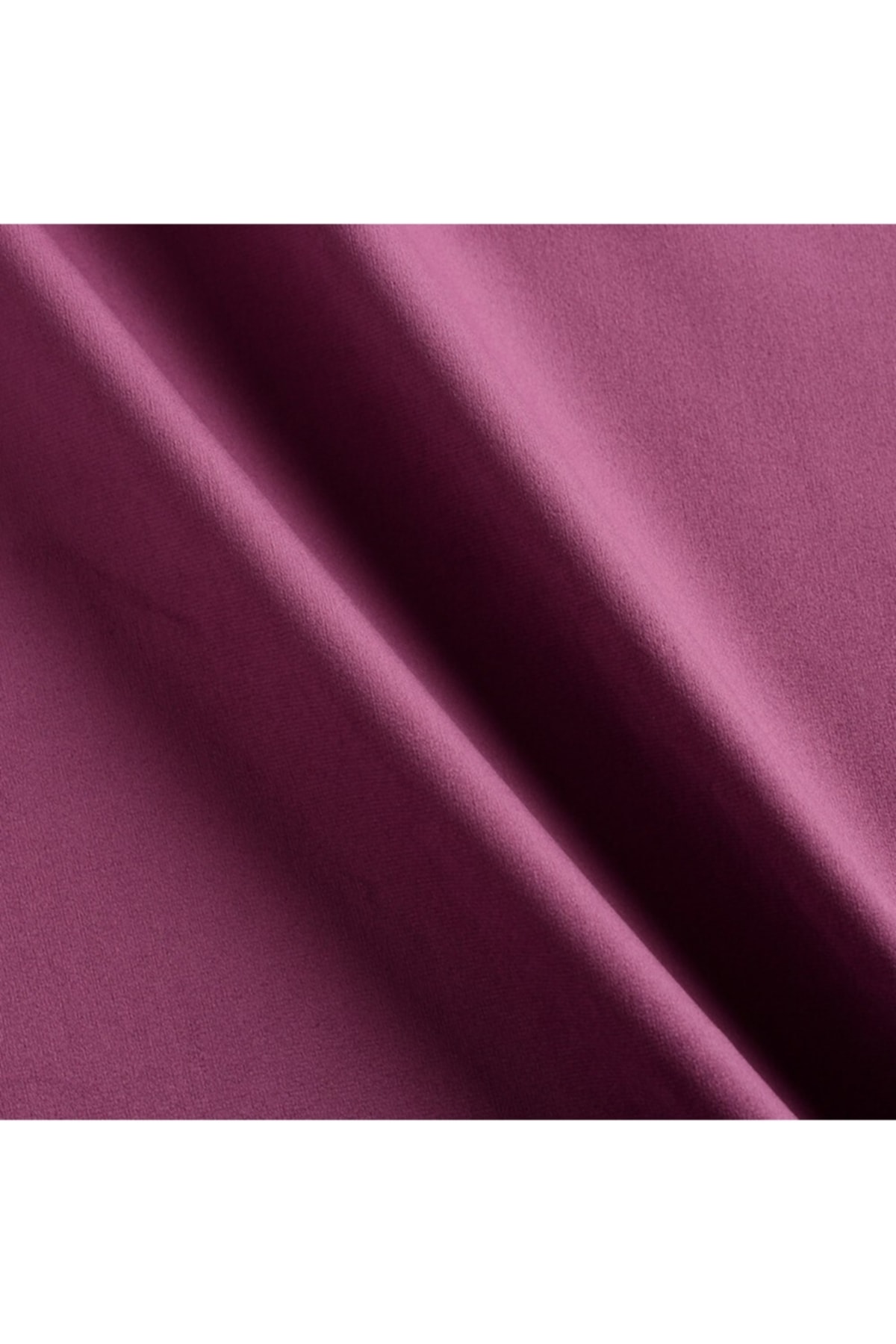 Mürdüm Renk Babyface Ithal Örme Kadife Döşemelik Kumaş